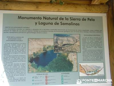 Monumento Natural de la Sierra de la Pela y Laguna de Somolinos;foro senderismo madrid; clubs de mon